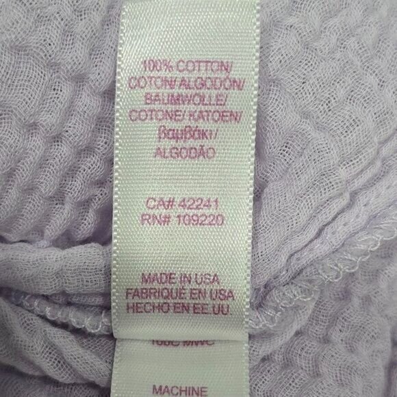 Velvet By Graham & Spencer Midi Dress Women Size Small Lilac Purple Gauze Cotton - Picture 10 of 13